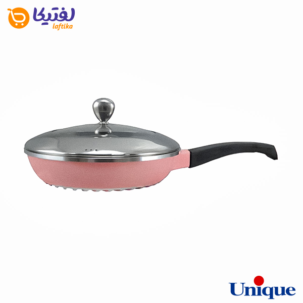 سرویس قابلمه گرانیتی یونیک 15 پارچه صورتی UN-8746