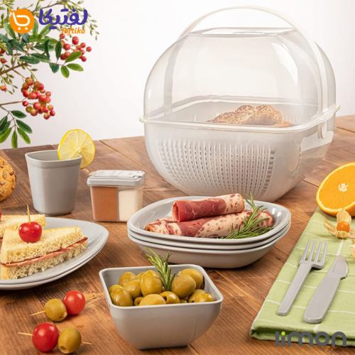 سرویس مسافرتی 56 پارچه شش نفره لیمون
