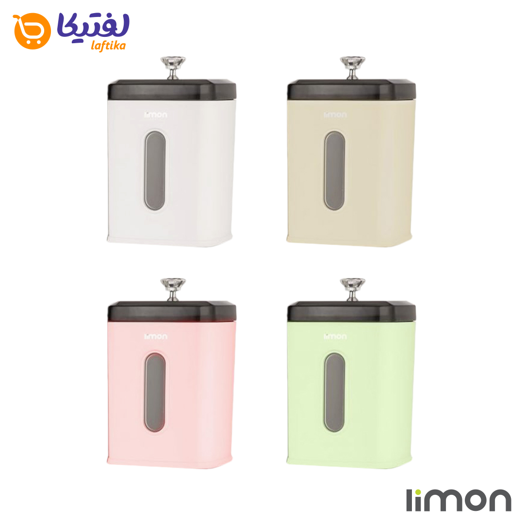 بانکه چهارگوش شفاف لیمون سایز 3