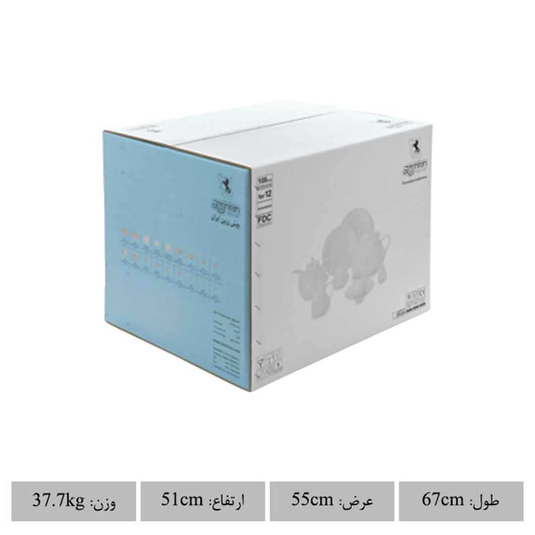 بسته بندی سرویس چینی زرین شهرزاد طرح کلوپاترا