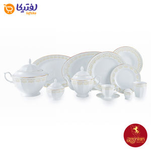 خرید قسطی سرویس هیلدا 12 نفره چینی زرین نئوکلاسیک