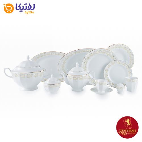 خرید قسطی سرویس هیلدا 12 نفره چینی زرین نئوکلاسیک