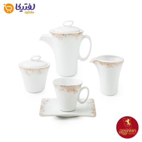 چینی زرین سرویس 12 نفره کامل وینچی الیسه طرح کلودیا 
