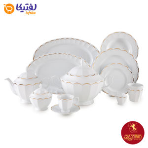 بهترین قیمت سرویس نارسیس طلایی چینی زرین