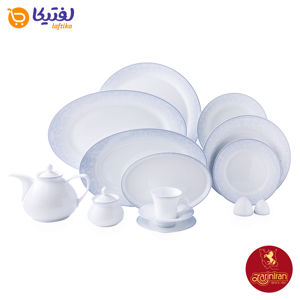 سرویس چینی زرین شهرزاد طرح سافایر 12 نفره مناسب برای مصارف روزانه