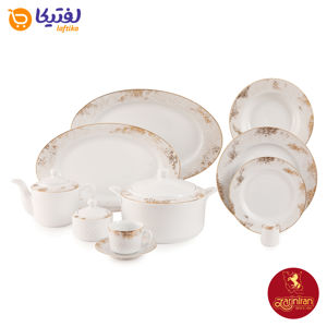 خرید چینی زرین سرویس 12 نفره رادیانس طرح کلودیا