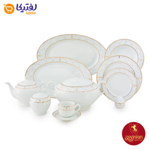 خرید چینی زرین سرویس 12 نفره ایتالیا اف طرح رومانا