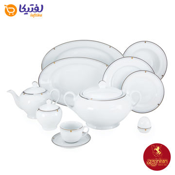 چینی زرین سرویس با کیفیت 12 نفره ایتالیا اف طرح اپرا