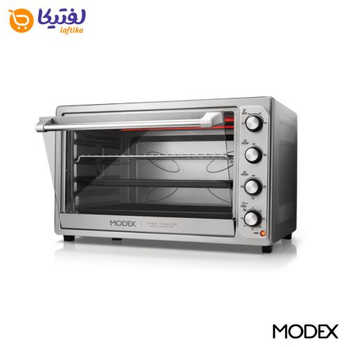 خرید توستر 66 لیتری بدنه استیل شیشه ای مودکس درب دو جداره مدل OV9660