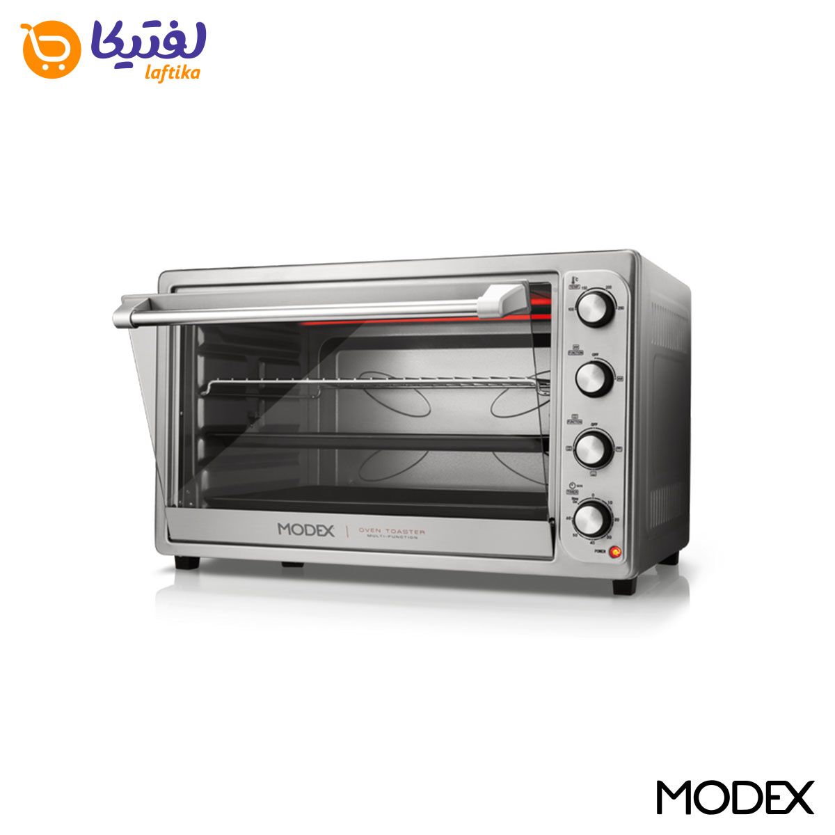 خرید توستر 45 لیتری بدنه استیل درب دو جداره مودکس مدل OV9450