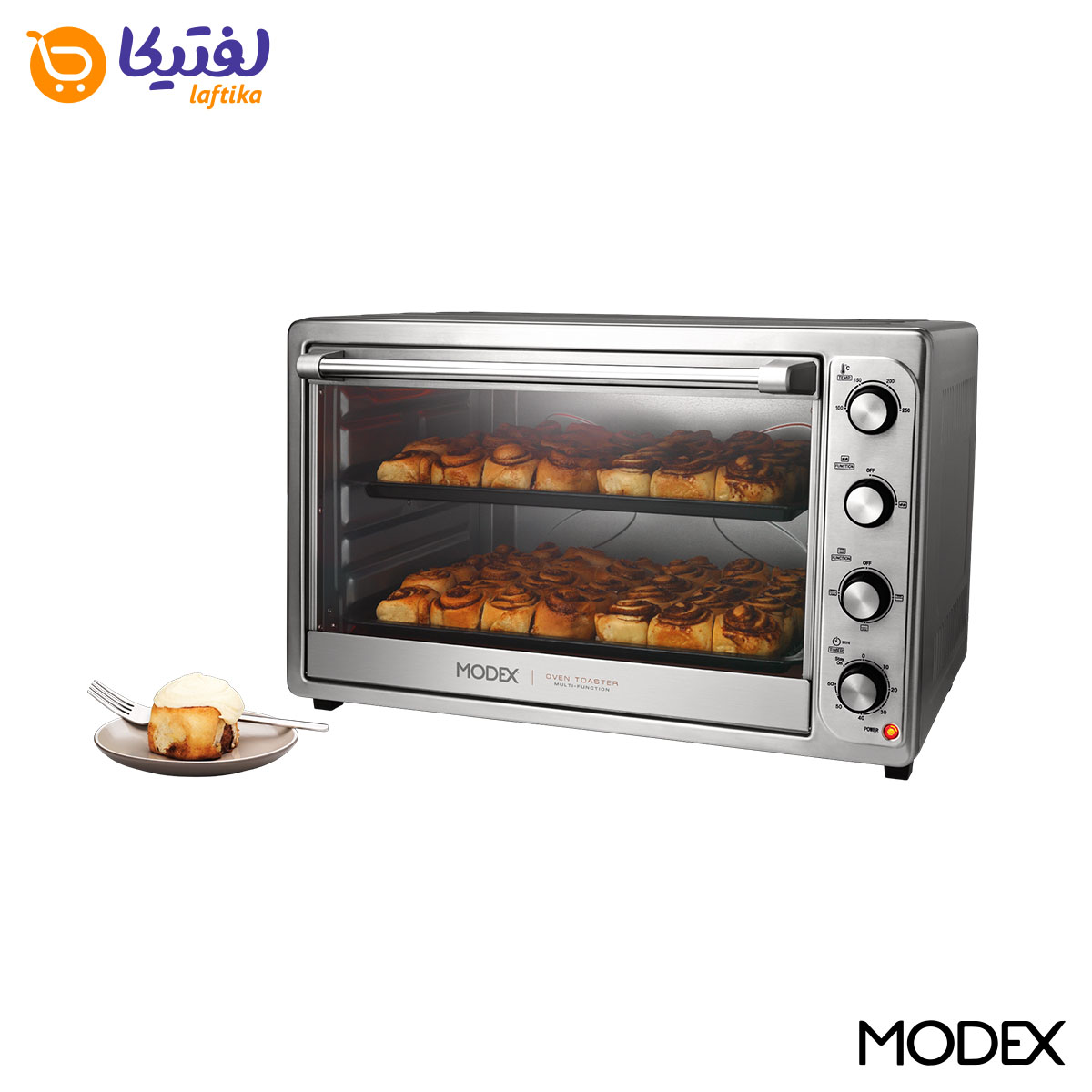 مشخصات فنی توستر 85 لیتری بدنه استیل درب دو جداره مودکس مدل OV9850