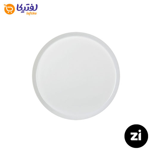 بشقاب تخت چینی زرین Zi فرم اس سفید سایز 24