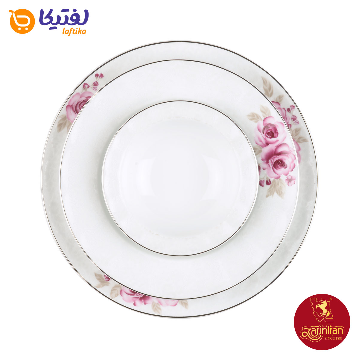بهترین قیمت سرویس رز گاردن چینی زرین