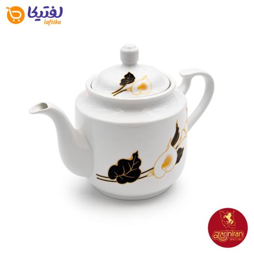 چینی زرین قوری استوانه طرح نیلوفر اکو