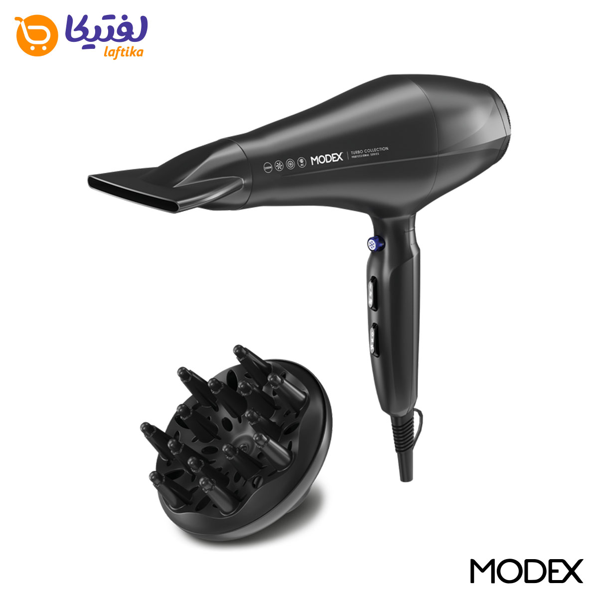 سشوار مودکس HD1160 2300W یون دار با دیفیوزر