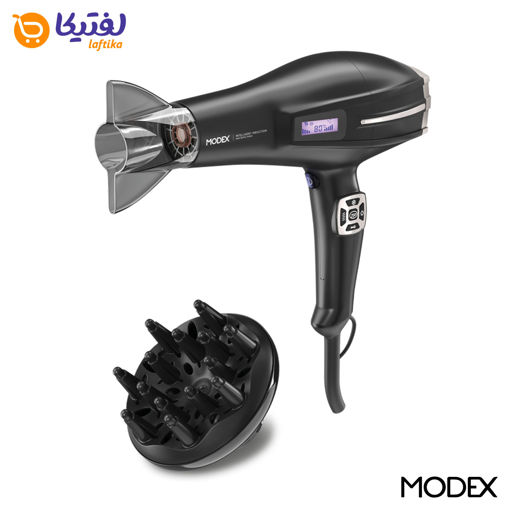 سشوار دیجیتال مودکس HD1290 یون دار 2200 وات با دیفیوزر و سنسور مو HD1290