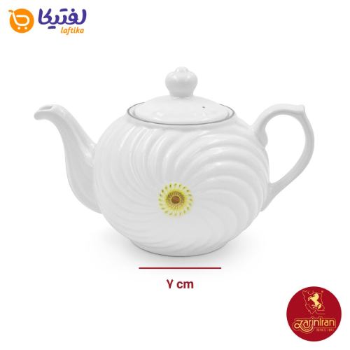 قوری خورشیدی چینی زرین طرح خورشید