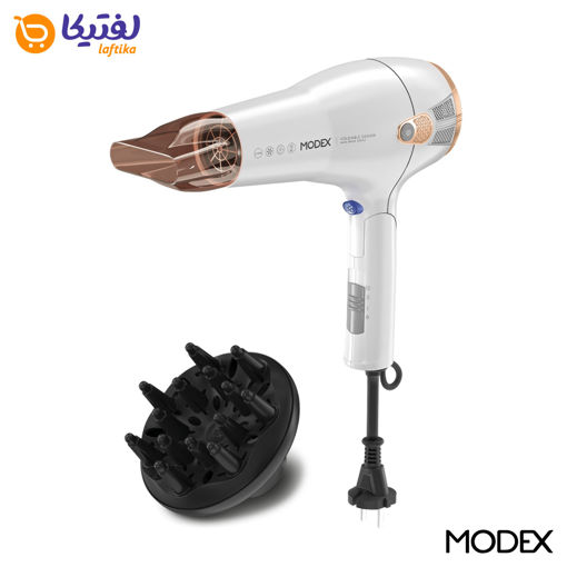 سشوار مودکس 2100 وات یون دار با دیفیوزر HD1180