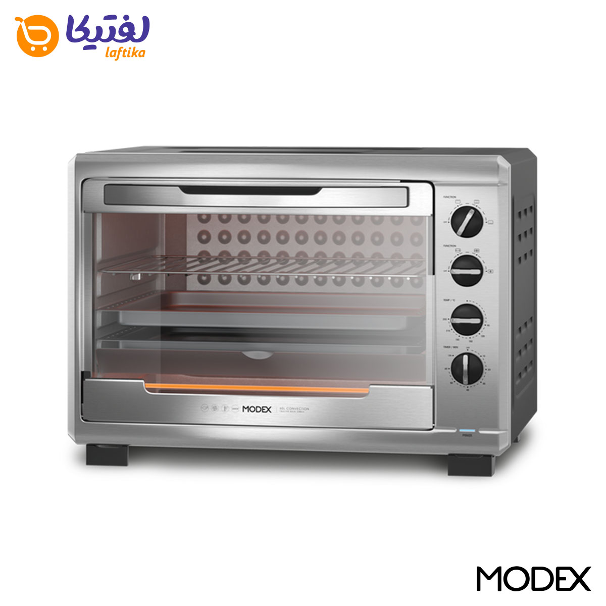 خرید اقساطی توستر هوشمند مودکس OV9600 60L کانوکشن دار