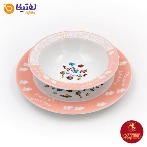 سرویس کودک چینی زرین طرح لیتل پنی 5 پارچه