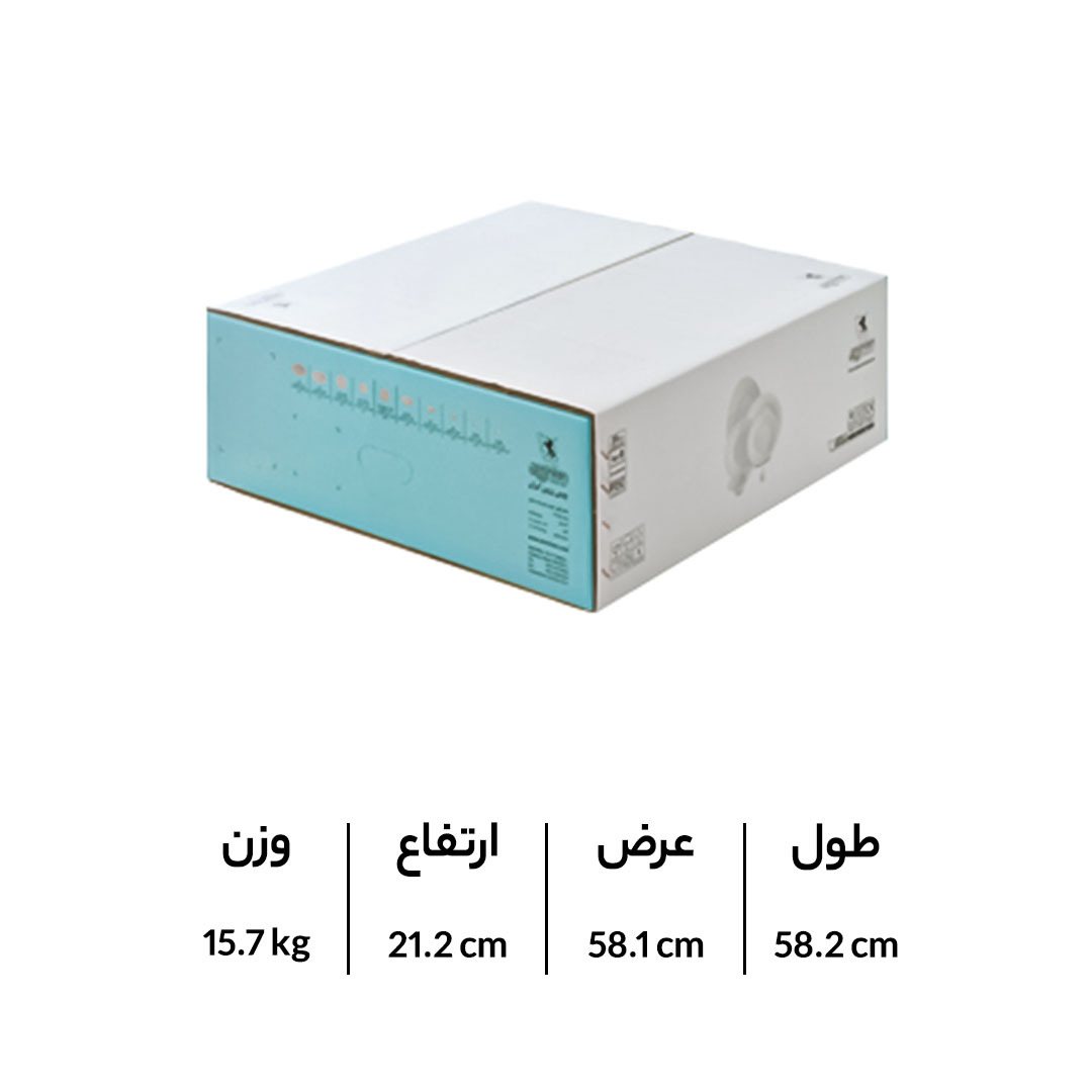 سرویس چینی زرین شهرزاد طرح سافایر 6 نفره