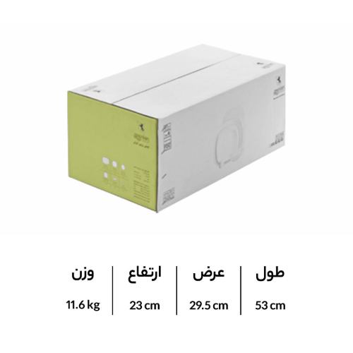 سرویس چینی زرین کواترو طرح ادلین توسی 6 نفره