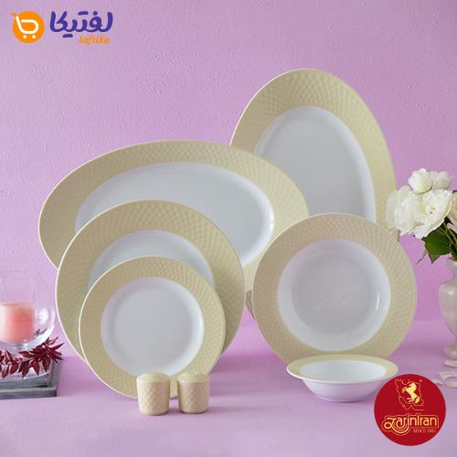 قیمت سرویس چینی زرین رادیانس طرح آداجیو رز 6 نفره
