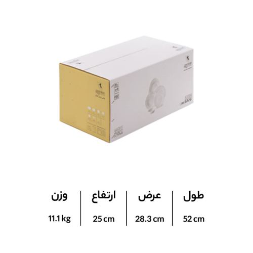 مشخصات سرویس چینی زرین رادیانس طرح آداجیو رز 6 نفره