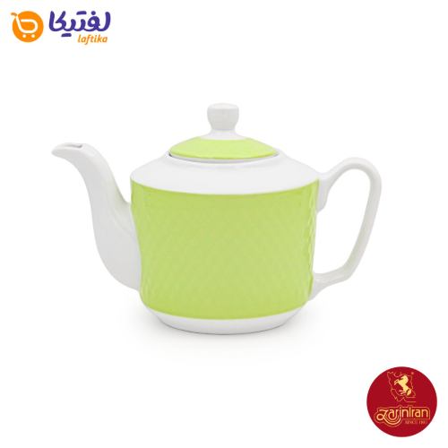 قوری چینی زرین مدل رادیانس طرح پسته