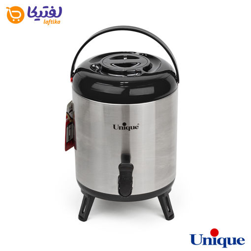 کلمن آب 8 لیتر استیل داخل آلومینیوم یونیک UN-7590