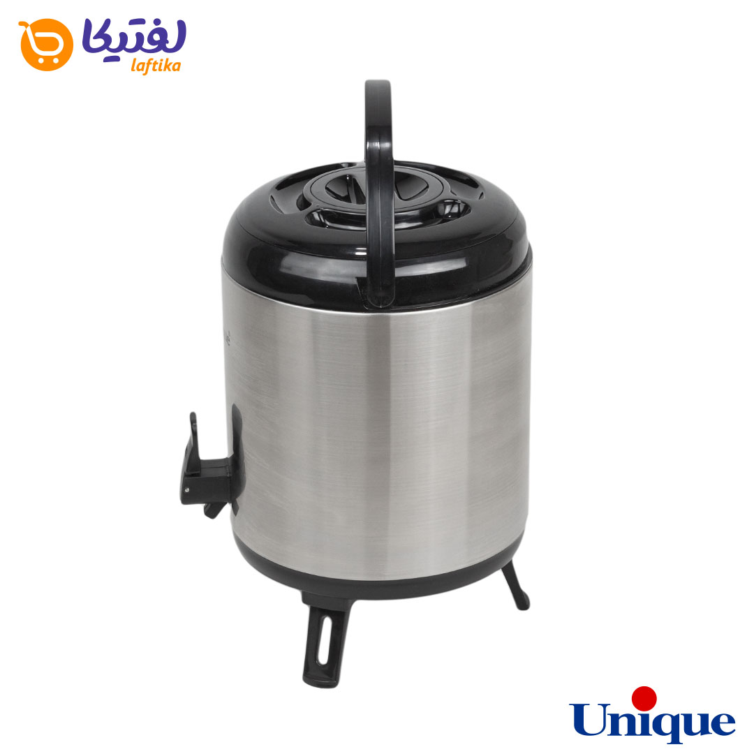 کلمن آب 8 لیتر استیل داخل آلومینیوم یونیک UN-7590