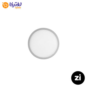 بشقاب تخت چینی زرین (Zi) فرم اس پاستل طوسی سایز 12