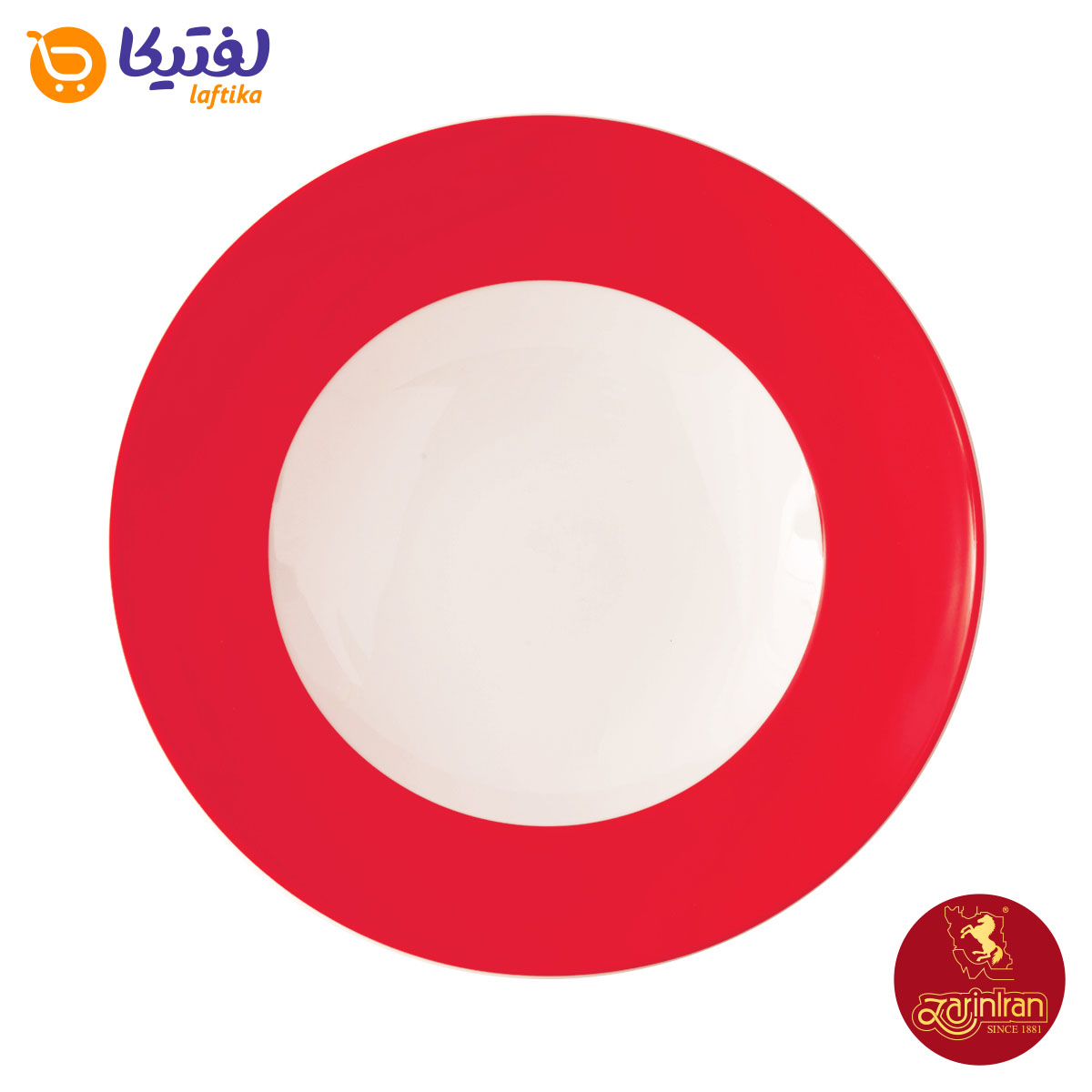 چینی زرین ظرف پاستا بشقاب گود30 طرح گیلاس