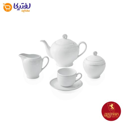 سرویس غذاخوری چینی زرین ایتالیا طرح کلارا 12 نفره