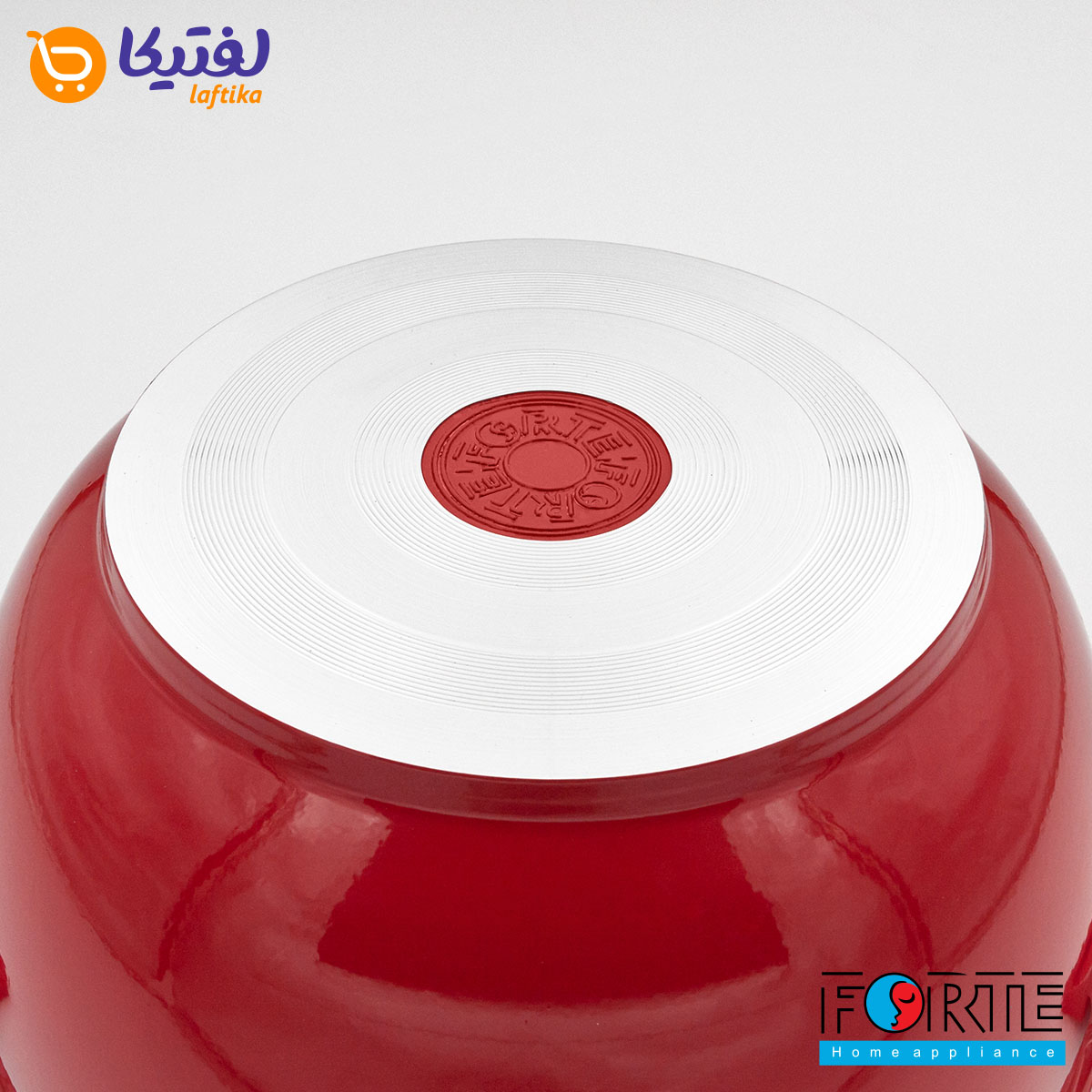 قابلمه گرانیتی فورته سایز 24 اسکار پلاس قرمز