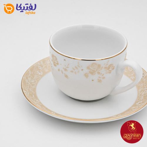 قیمت سرویس چای خوری گلدن رز  چینی زرین 12 پارچه