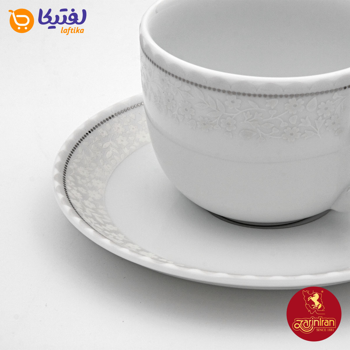ویژگی های سرویس 12 پارچه چای خوری چینی زرین طرح کلارا