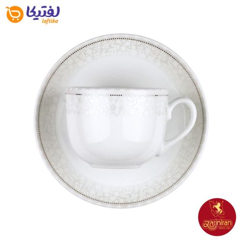 خرید اقساطی سرویس 12 پارچه چای خوری چینی زرین طرح کلارا