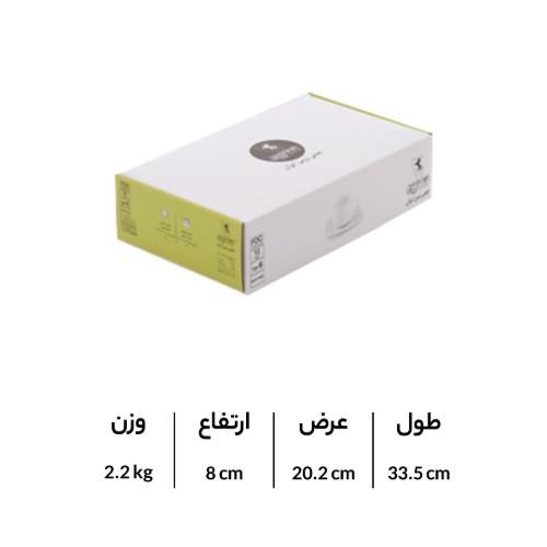 بسته بندی چینی زرین سرویس 12 پارچه چای خوری کواترو مونت کارلو طلایی