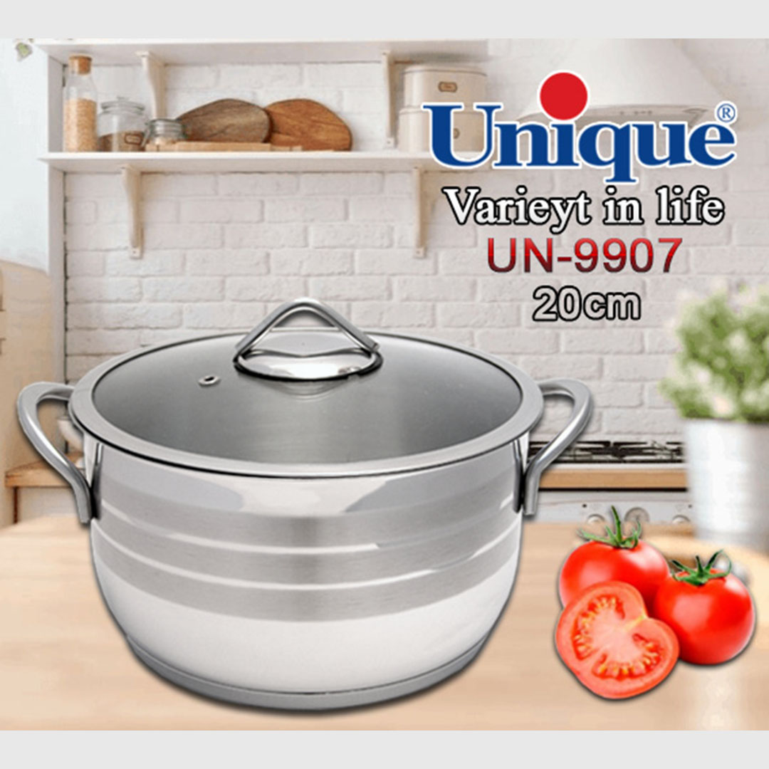 قابلمه استیل یونیک UN-9907 سایز 20
