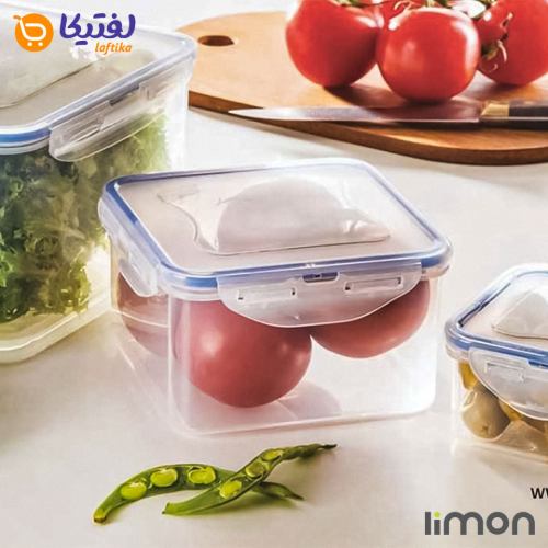 ظرف فریزری مربع 4/5 لیتر جدید لیمون