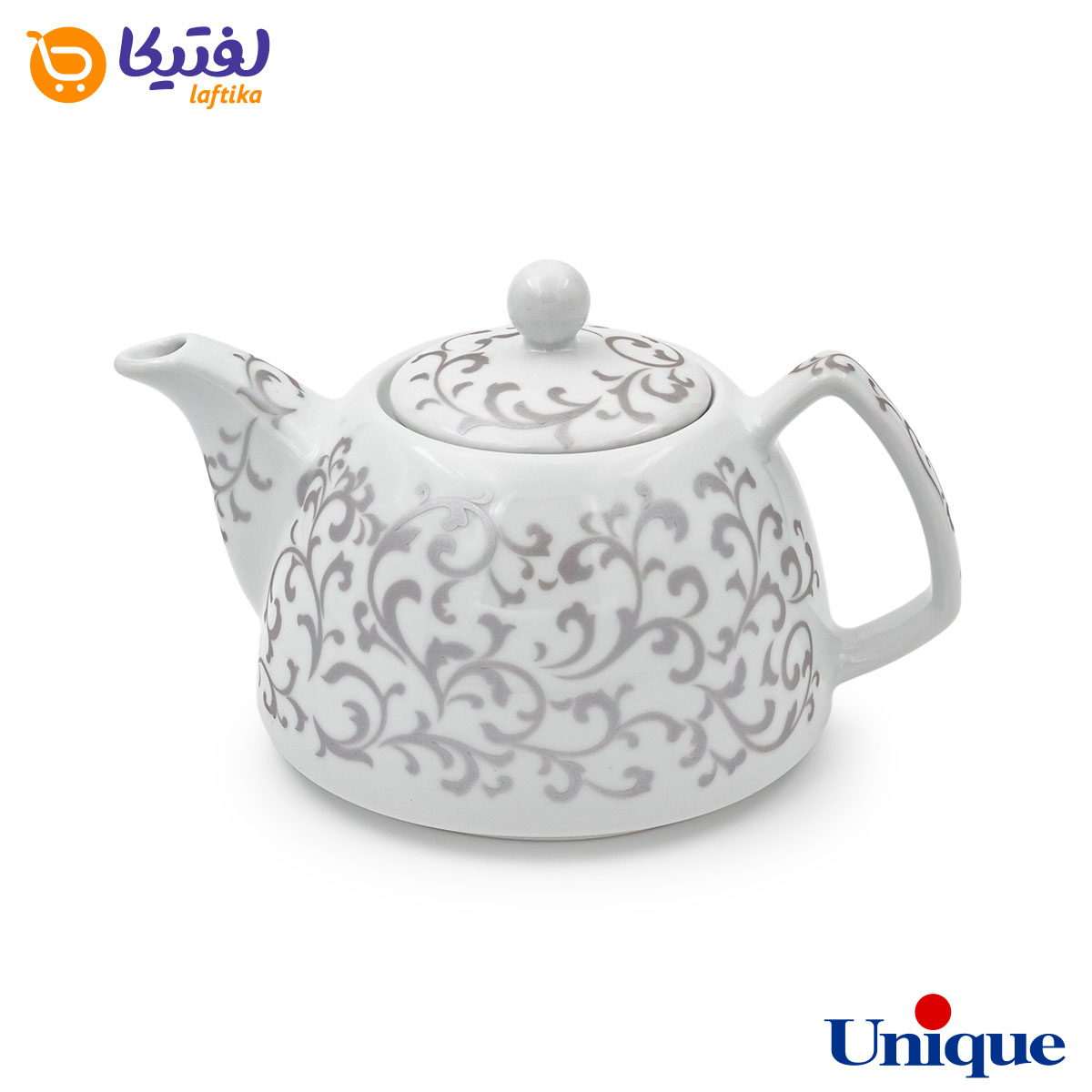 قوری چینی یونیک UN-7542 مدل اسلیمی