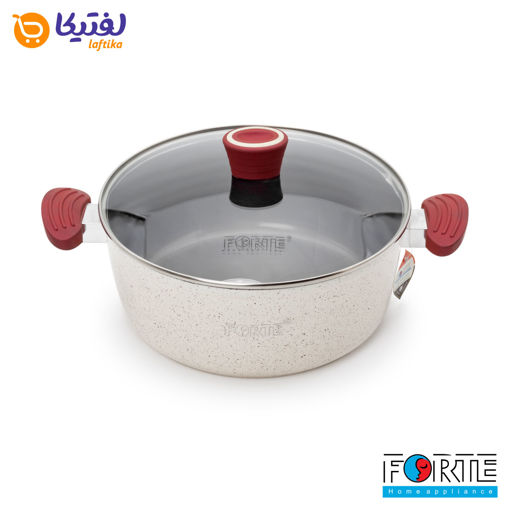 قابلمه سایز 24 فورته روبینا کرم سرامیکی وارداتی