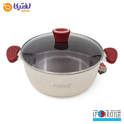 قابلمه سایز 28 فورته روبینا کرم سرامیکی فورته وارداتی
