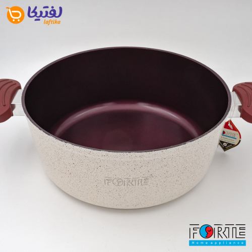 قابلمه سایز 28 فورته روبینا کرم گرانیتی فورته وارداتی