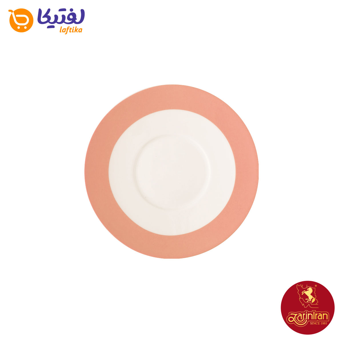فنجان و نعلبکی کاپوچینو، لاته چینی زرین طرح ماربل 2 پارچه