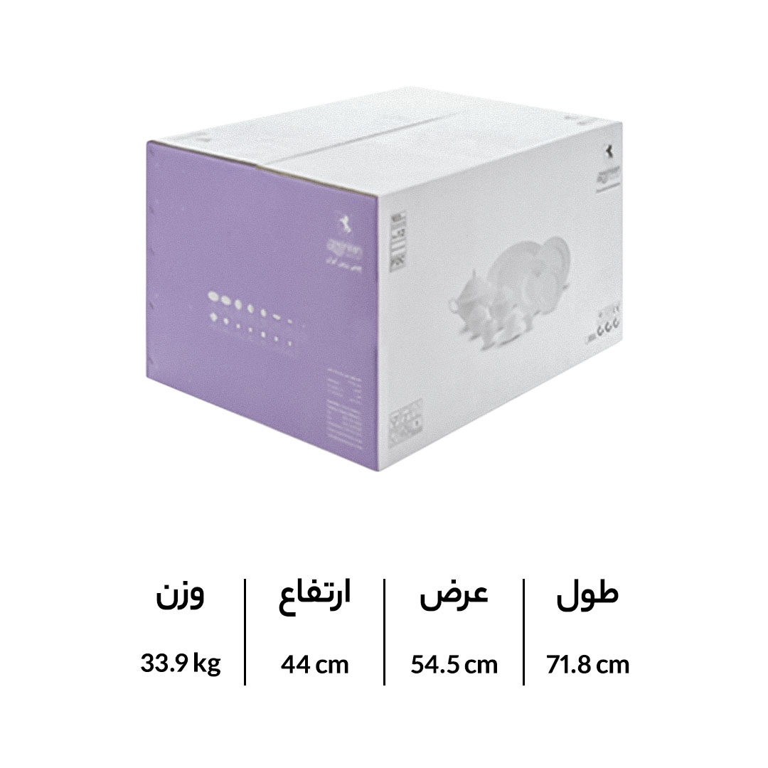 بسته بندی سرویس چینی والندورفر Wallendorfer نئوکلاسیک سورن طلایی 12 نفره