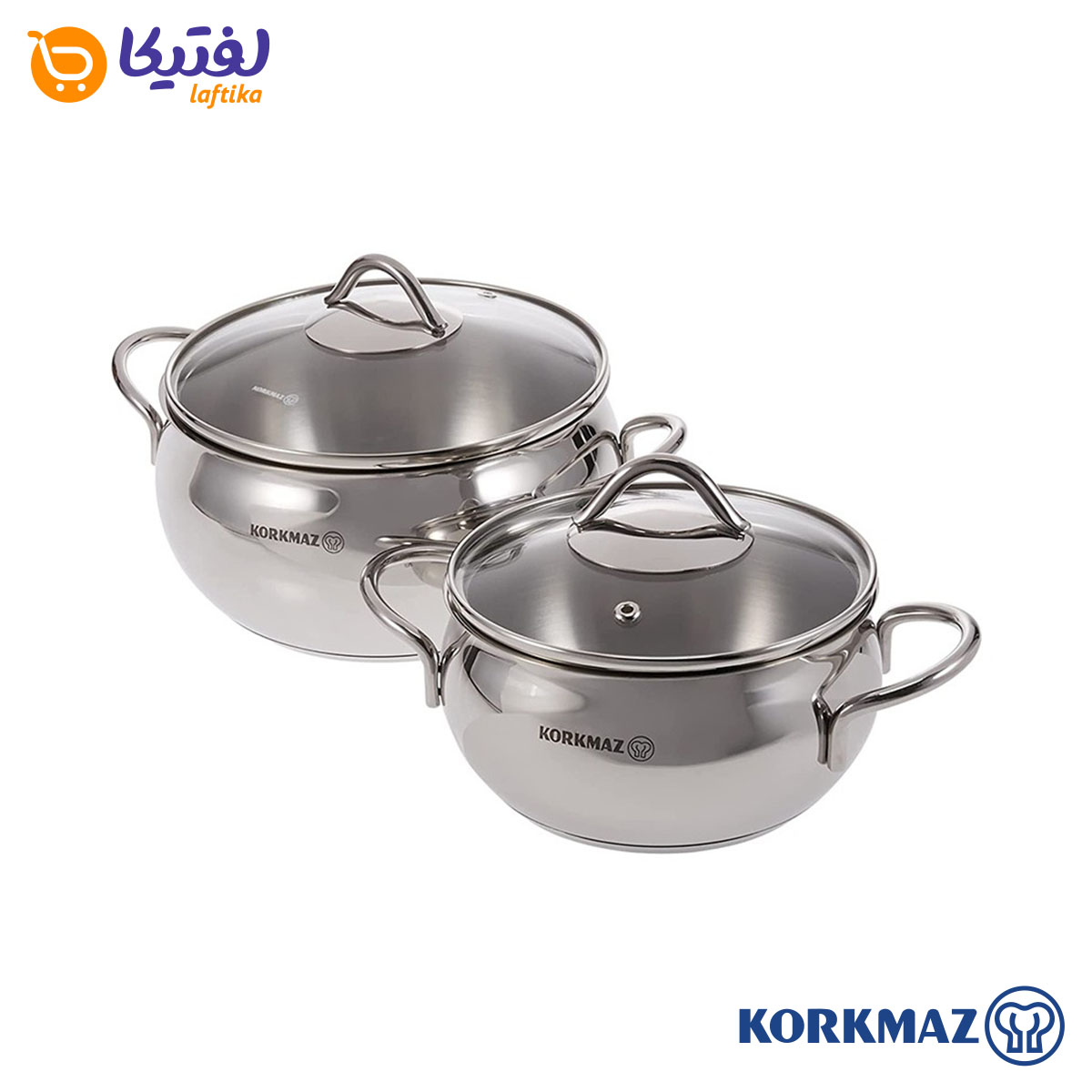 سرویس قابلمه استیل کرکماز 9 پارچه A1800