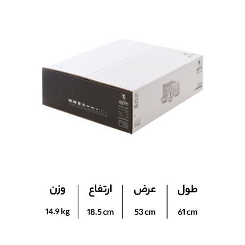 چینی زرین سرویس 6 نفره وینچی الیسه طرح آلبا پلاتینی