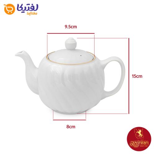 قوری آلمانی چینی زرین طرح زرین